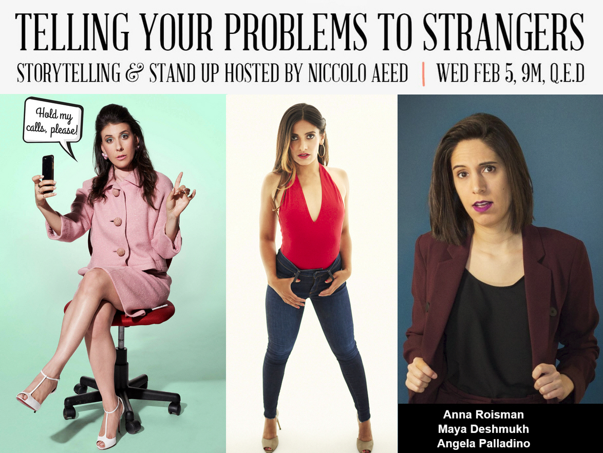 Anna Roisman, Maya Deshmukh, and Angela Palladino: "Telling Your Problems to Strangers"